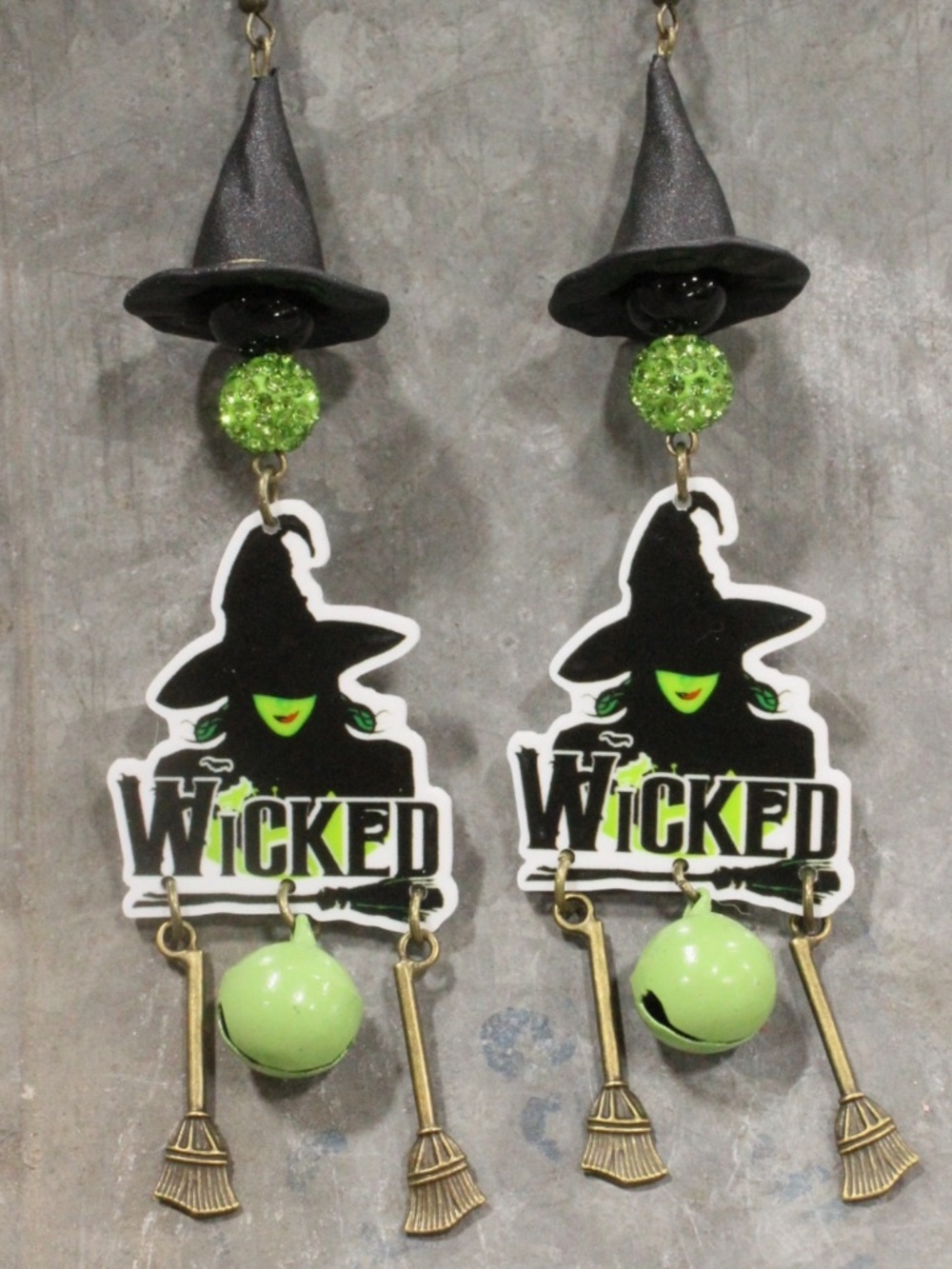 🎉 BOHO Just Wicked Dangle HALLOWEEN WITCH Earrings